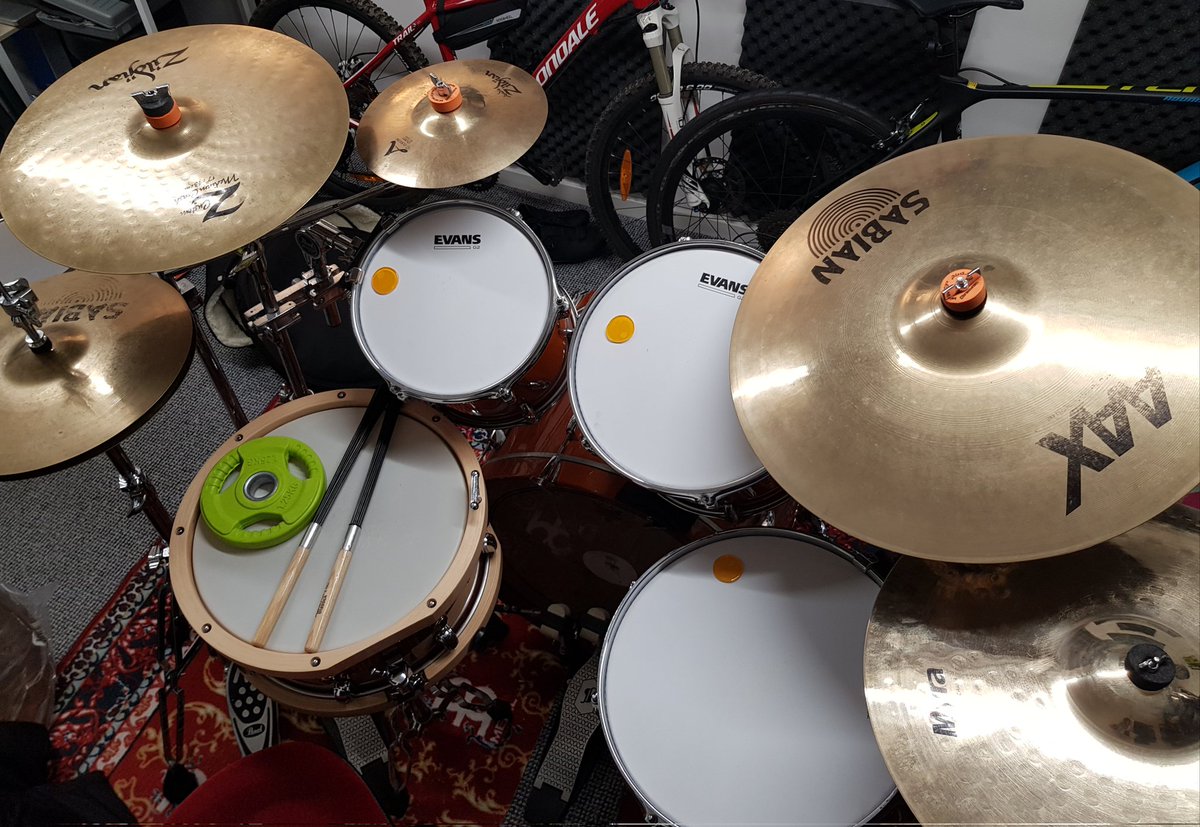 The beast is ready 🥁🎶🥁 <a href="/WestleyMeadows/">Wes Hughes</a> #drums #recording