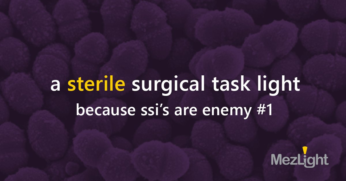 WeAreMezLight's tweet image. SSI cost an estimated $3.3 billion annually, and extends hospital stays by 9.7 days. The MezLight is designed to be sterile without the need for cumbersome bags or special sterilization technology. hubs.la/Q01yL5dM0 #ORtasklight #mezrich #getlit #sterileprocessing#ORsafety