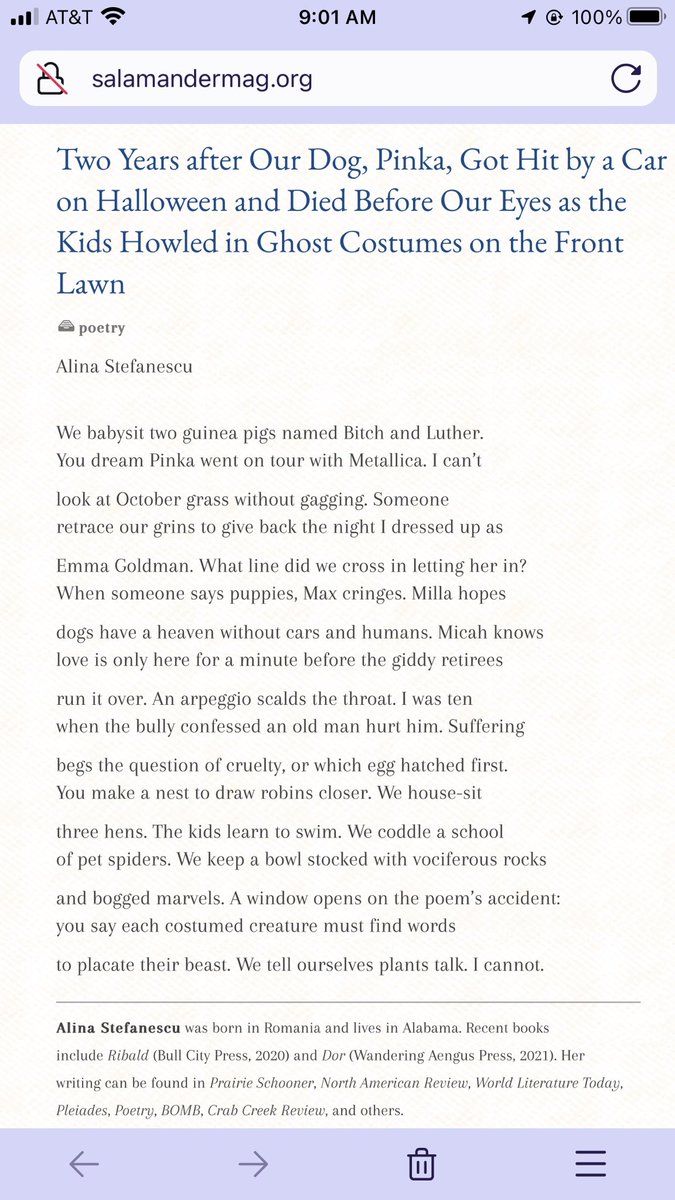 This heartbreak of a poem by <a href="/aliner/">Alina Stefanescu</a> I ran across in Salamander.