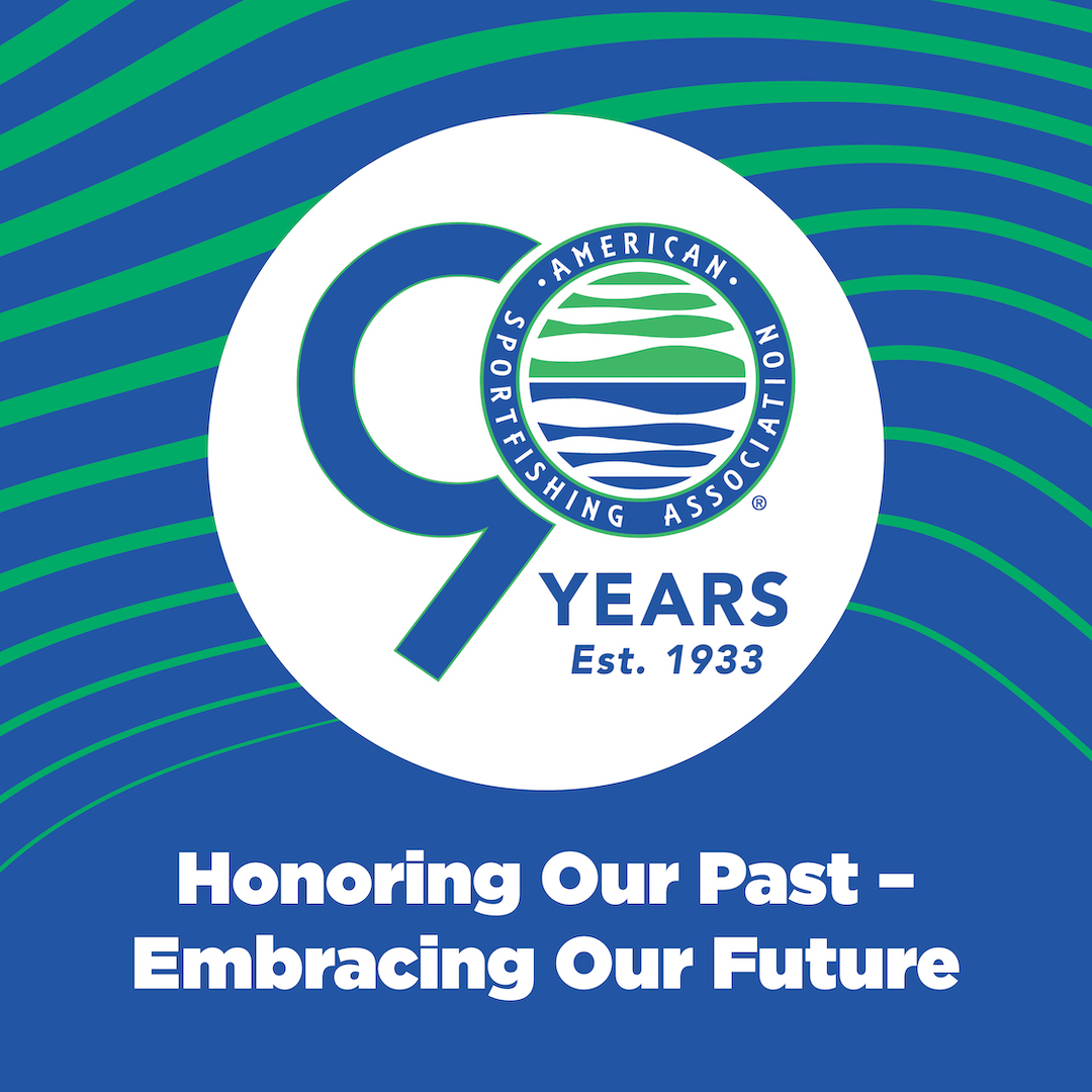 ASAFishing's tweet photo. For 90 years, ASA has been leading the way for sportfishing's future. Join us in celebrating 90 years of looking out for the sportfishing industry's business interests. Learn more at https://t.co/cfL25sQ9EJ.
#ASAWorksForYou #KeepAmericaFishing https://t.co/cwZz3vbvXb