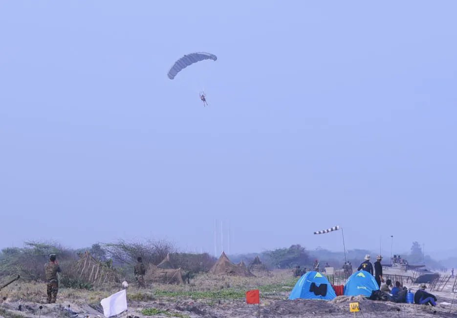 CollectorKakin1's tweet photo. District Collector Dr Kritika Shukla IAS Participated in Military Maneuvers organised by Indian Tri Forces at Naval Enclave Suryaraopeta, Kakinada

#collectorkakinada
#triforces
#ias
#official
#kakinadadistrict
#andhrapradesh https://t.co/AIBGoMmhu9