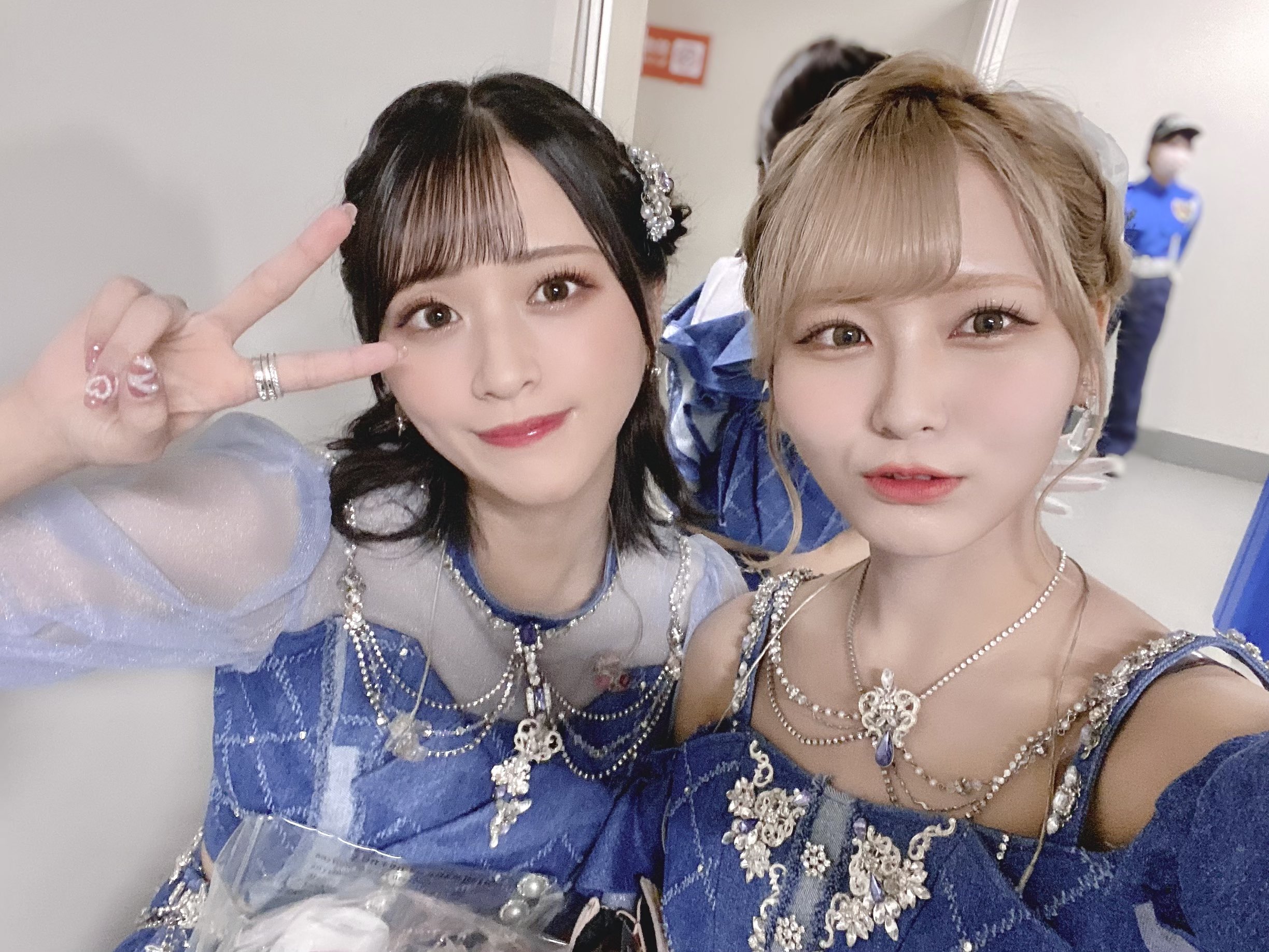 大場花菜 佐々木舞香 サイン入り チェキ アイドル