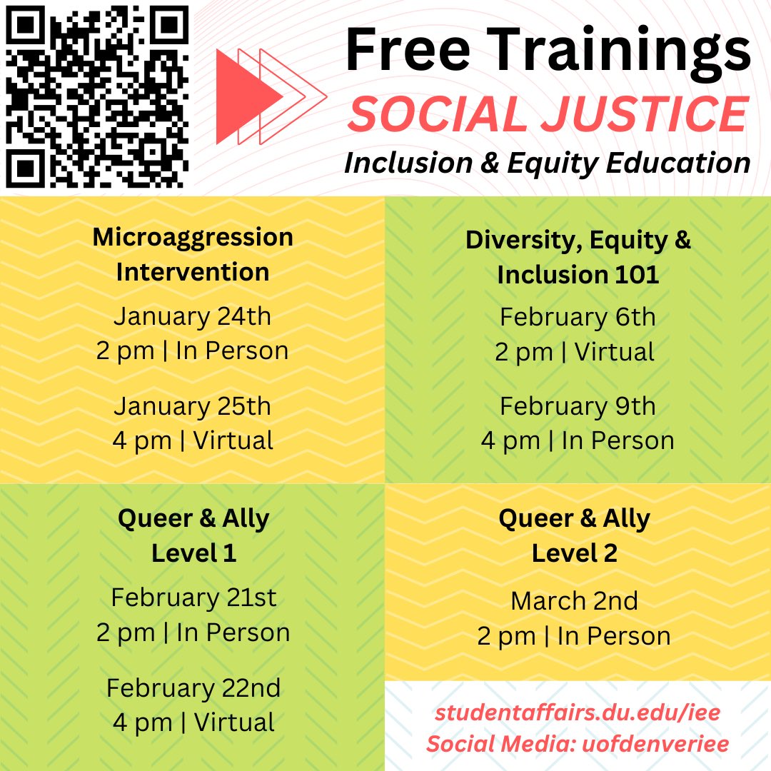 Join us at our workshops to enhance your knowledge and understanding of various topics surrounding social justice!