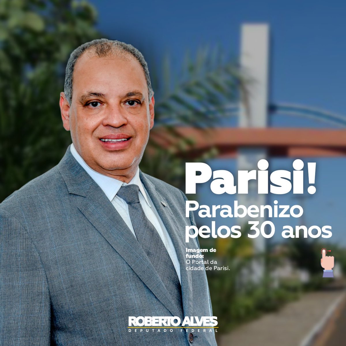RobertoAlves_10's tweet photo. Parabéns, Parisi (SP), pelos 30 anos de história! Um abraço e que Deus abençoe.🙏🏽❤️

#robertoalvescomvocê #sp #sãopaulo #parisi #felizaniversário https://t.co/0KhtBugXbV