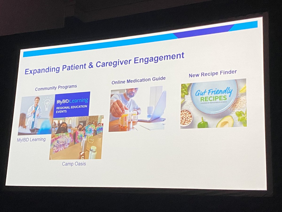 New patient initiatives at ⁦@CrohnsColitisFn⁩ ⁦@MichaelOssoCEO⁩ #CCCongress2023