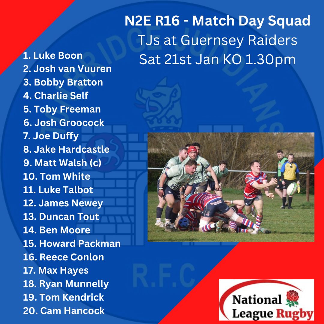 TJRFC's tweet photo. Tjs head to Guernsey and will be pleased the temperature is rising....slowly. Super excited for Ben Moore on debut #COUTJs https://t.co/ULxXLyPOM5