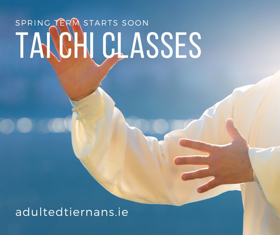 TiernansAdEd's tweet photo. We still have some spaces on our Tai-Chi classes which start next week. Enrol now at https://t.co/K5GcSRDxcv https://t.co/BTOjGapbwX