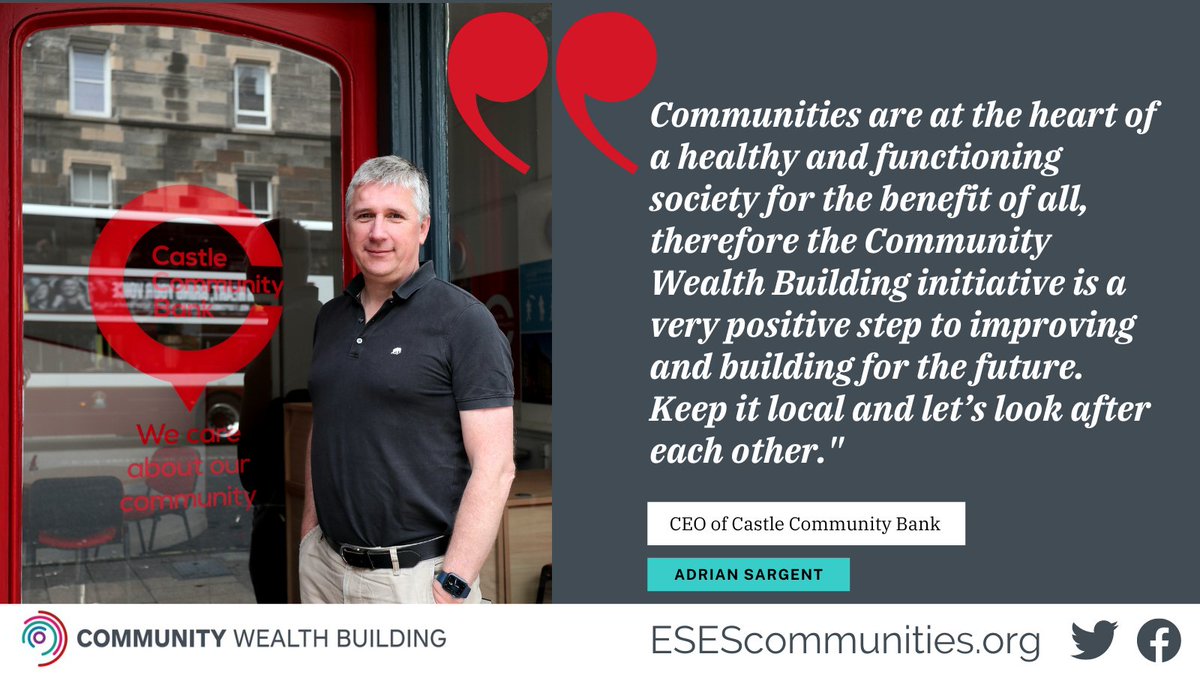 Confused about what Community Wealth Building is? 
Watch our short film to find out businesses and good causes in the ESES CRD area, have incorporated #CWB into their day to day business, for the benefit of their communities. 

cwb.esescommunities.org/community-weal…

#Communitywealthbuilding