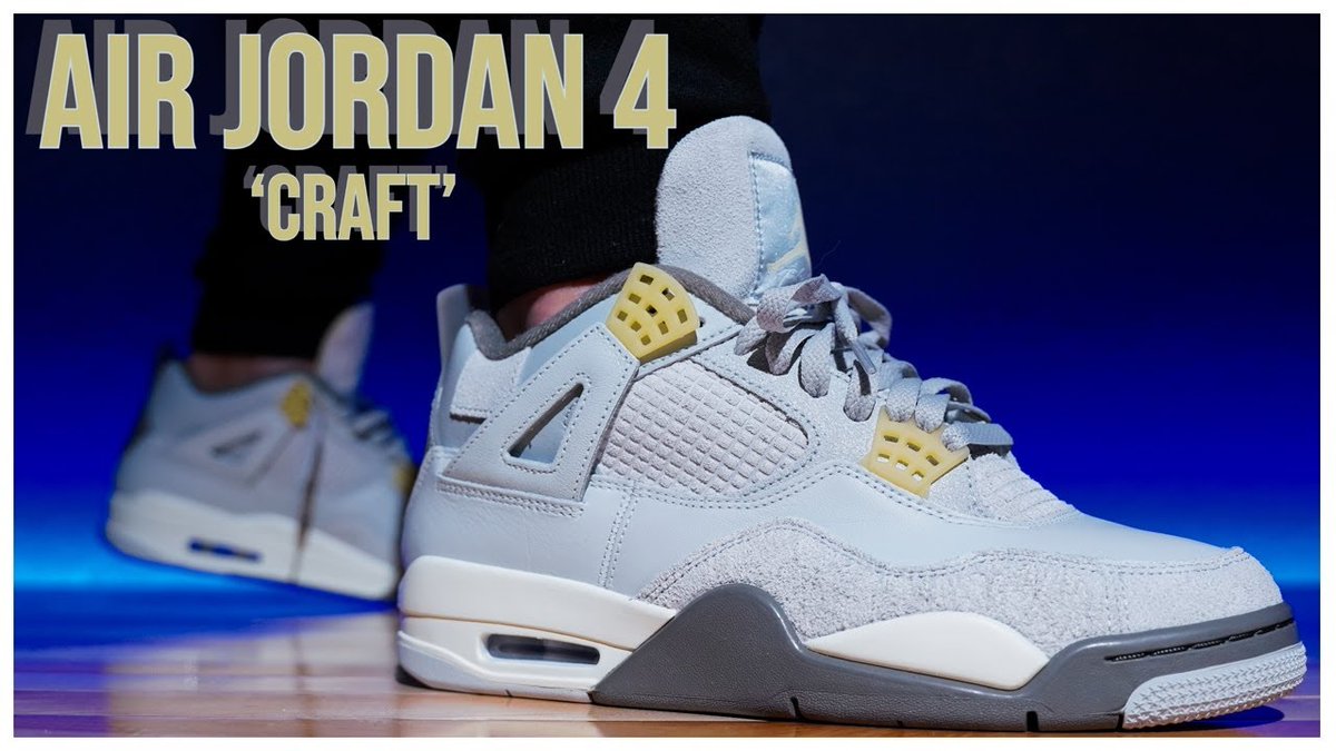 WearTesters's tweet photo. The Air Jordan 4 Craft continues the Jordan's Craft line and tweaks the typical Jordan 4 silhouette in some cool ways.

Watch --> https://t.co/twrP9j0MfH https://t.co/fd31A75EQ1