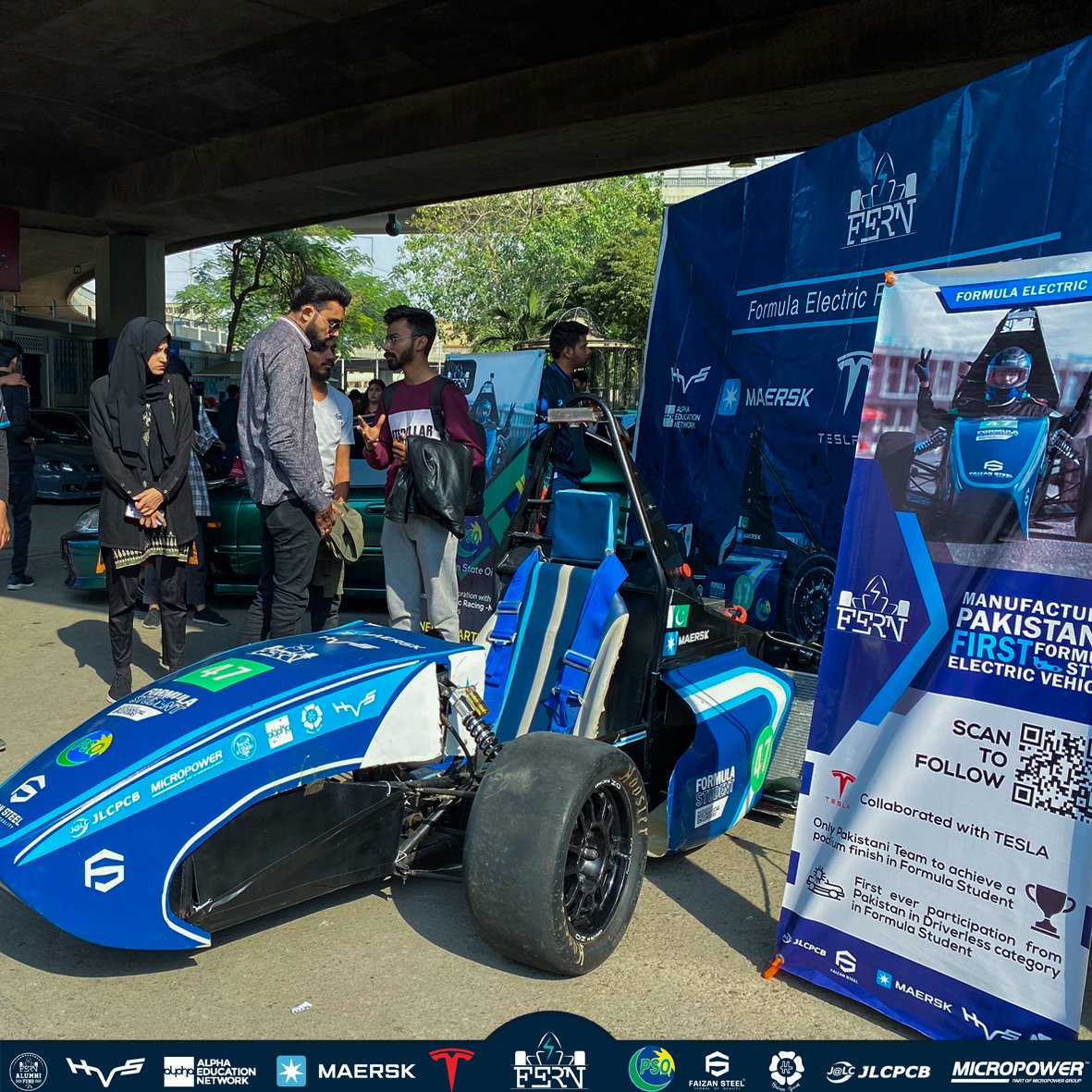 formulaenust's tweet photo. Throwback to when we showcased our vehicle amongst all the wonder cars of Karachi at the @PakWheels Autoshow 2022 at Port grand Karachi. An amazing experience to say the least!

@JLCPCB @PSOPakistan @FaizanSteel  #HydrogenVehickeSystems #HashooGroup @Micropower 

#EV #NUST #DV https://t.co/cd06cuPSef