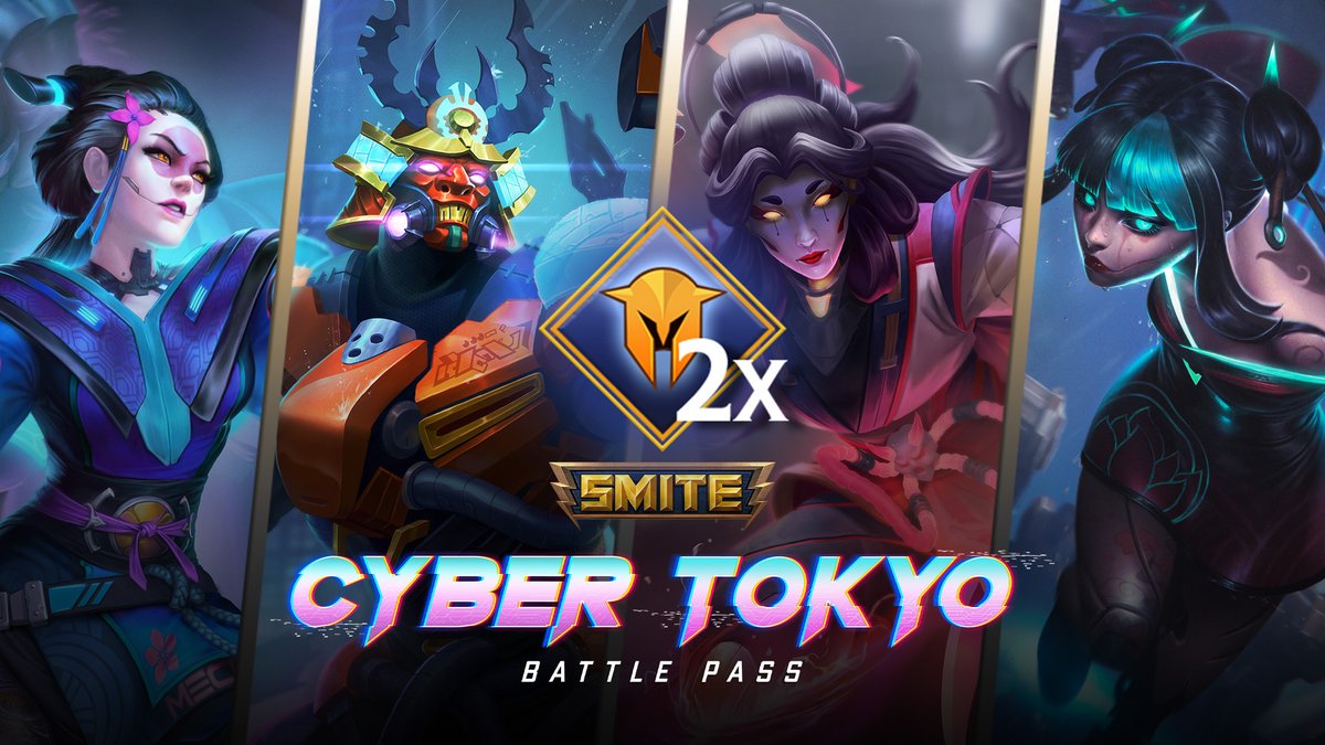 El Pase de Batalla de Ciber Tokio terminará con la actualización del Año 10, podréis terminarlo aprovechando el Bonificador x2 de EXP de Pase de Batalla este fin de semana, ¡incluido el lunes! 🤖