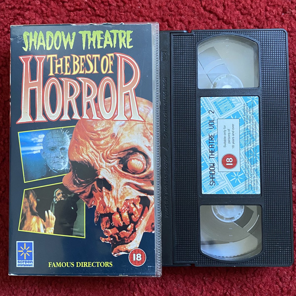 HorrorStock's tweet photo. Just a selection of our latest horror VHS additions to Horror Stock, your friendly online video store. Come and check out what’s new… https://t.co/H3b75k1xaR #vhs #vhscollection #horrorstock #horrorvhs #vhshorror #videostore #vhsstore #videoshop #onlinevhsstore @PromoteHorror https://t.co/QrcSwsm4mr
