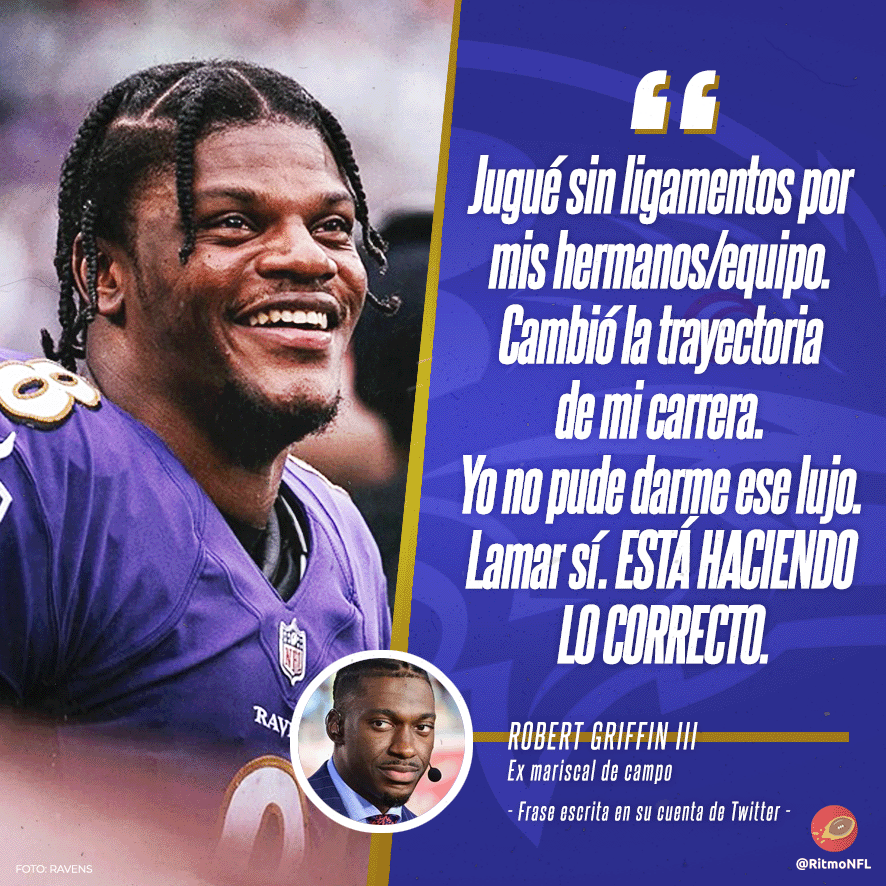 RitmoNfl's tweet photo. Dos ex mariscales de campo "corredores" dicen lo contrario sobre el mismo tema (Lamar Jackson). ¿De qué lado estás tú?

Like ❤️ Michael Vick
Retweet 🔁 Robert Griffin III https://t.co/MBGzM0JmGV
