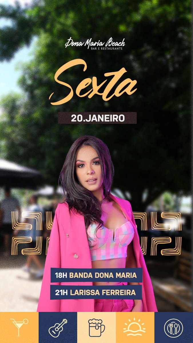 🤩🎶Hoje tem Banda Dona Maria e Larissa Ferreira! Vamos curtir a Praia da Graciosa, acompanhado de muita música boa. 🌅💥