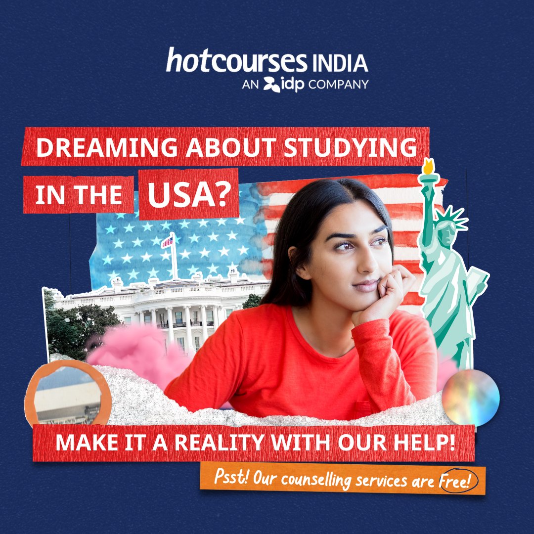 hotcoursesindia's tweet image. Dreaming about studying in the USA?Make it a reality with our help!Psst! Our counselling services are Free! Apply now @ bit.ly/3j7JQXN
#studyintheusa #studyintheus #studyinUS #studyinusa #educationinusa #educationinus #studyabroadconsultants #hotcoursesindia