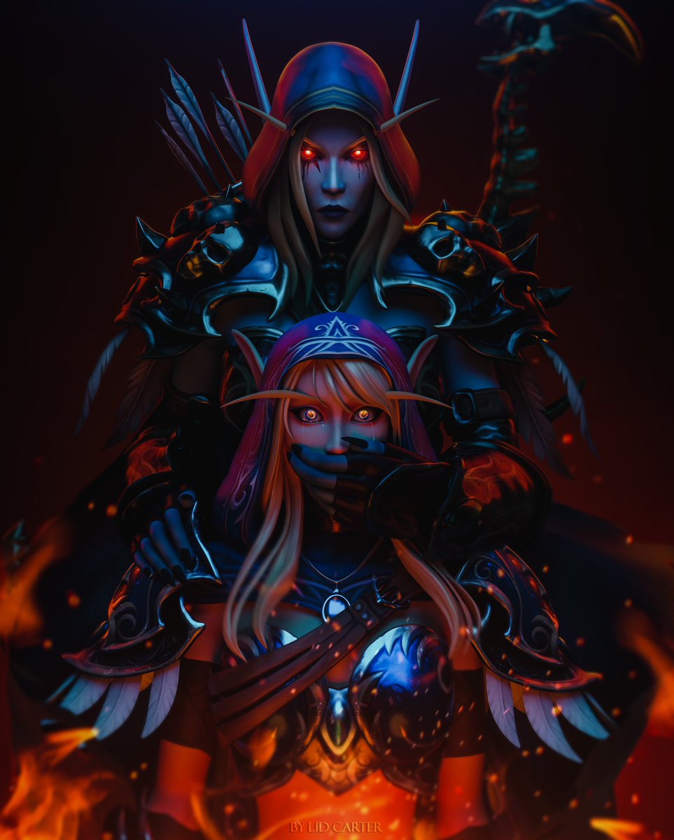 — You will be silent... and watch...

#warcraft #worldofwarcraft #sylvanaswindrunner