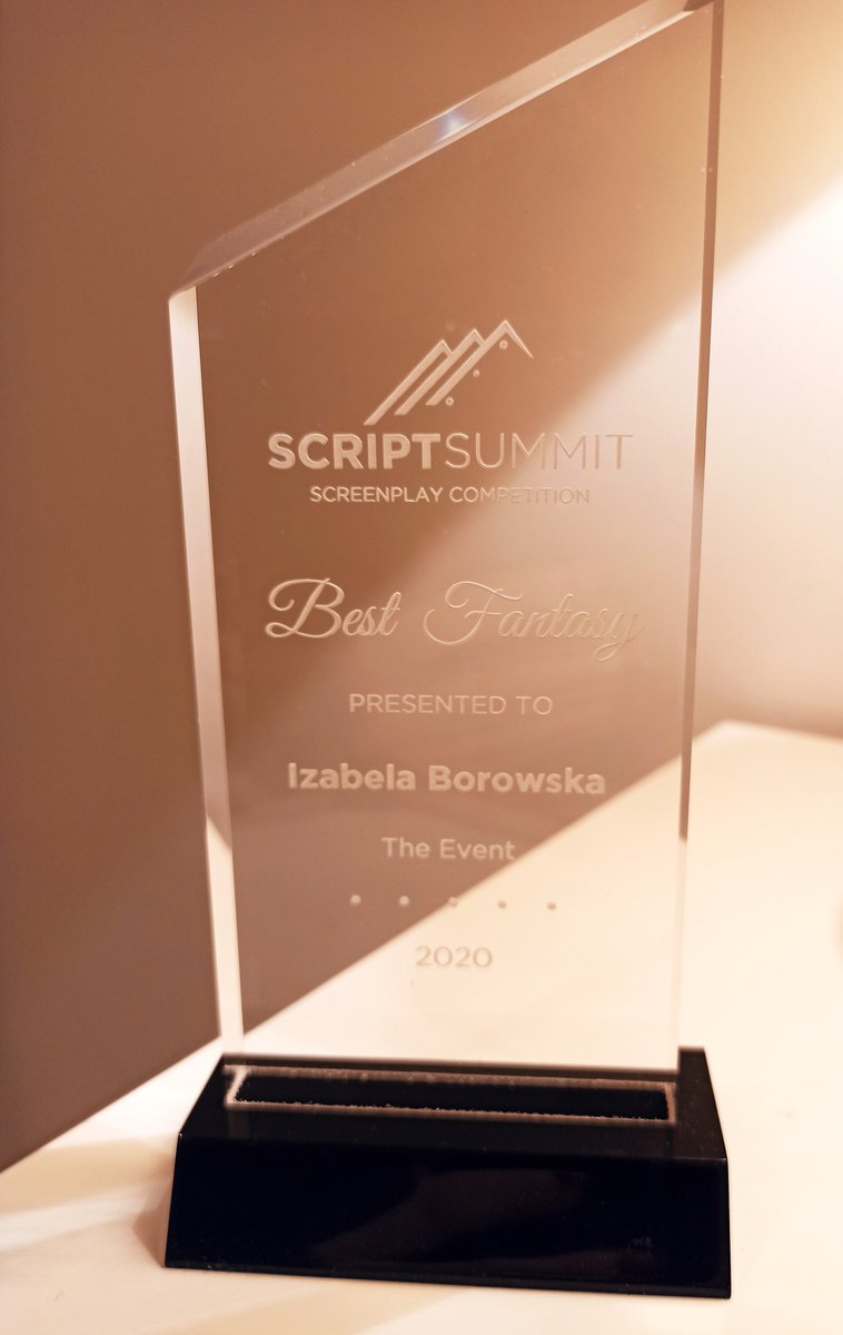 BorowskaIza's tweet photo. Great feedback from Exec about my script “The Event”, via @roadmapwriters
"I've never seen this kind of premise before onscreen. The surreal setting gives it an art-house feel. Your writing style is Excellent - Your voice definitely has a POV.”
#TheEvent #CoverflyRedList #Top20 https://t.co/FZ28xS97Eq