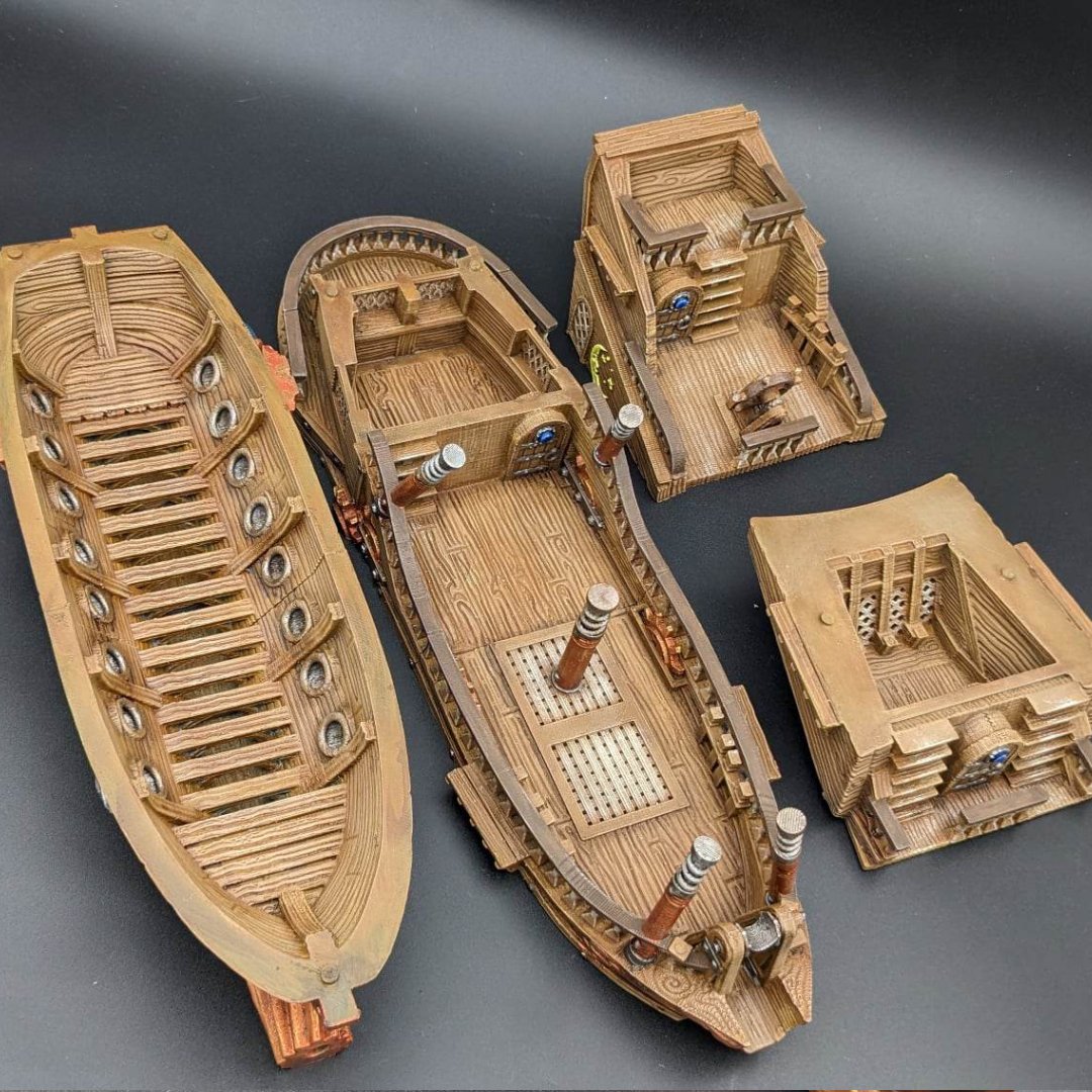 New 'Tech Adept Crafts' project just launched this week. Here one of the fantastic models of this project: the Airship! kickstarter.com/projects/techa…
#3Dprinting #printedterrain #kickstarter #rpg #tabletopwargaming #tabletopgaming