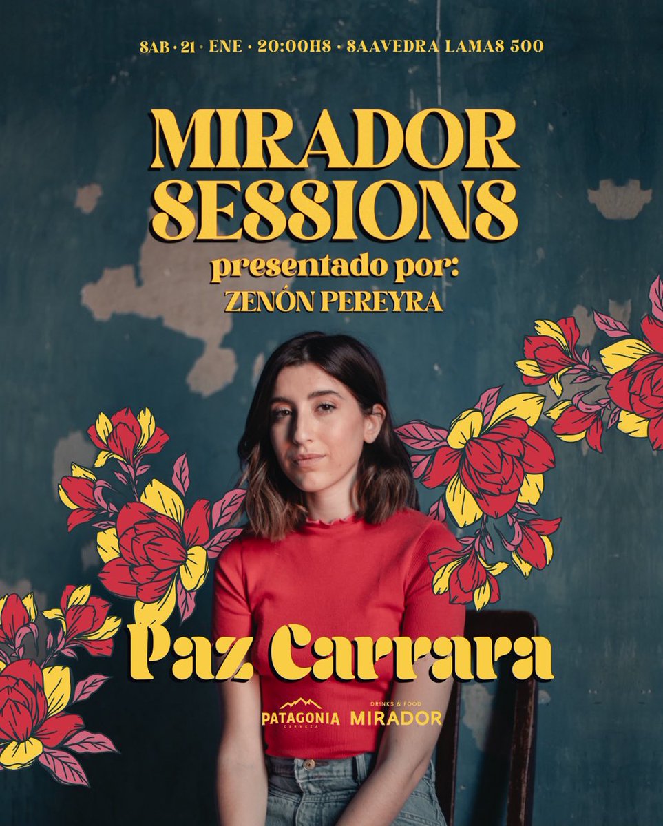 pazcarrara's tweet photo. mañana hacemos un show acústico muy especial en Tandil, en El Mirador, con entrada libre y gratuita 🫶🏻❤️ así que, amigxs tandilenses, corran la voz y vengansé! https://t.co/ISbcOiKYao