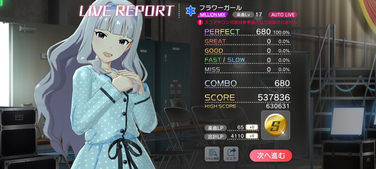 #四条貴音生誕祭2023
貴音、お誕生日おめでとう!!先日引けたネグリジェ衣装でのバースデーライブになっちゃったけど許して…(爆) https://t.co/49JGwc57tR