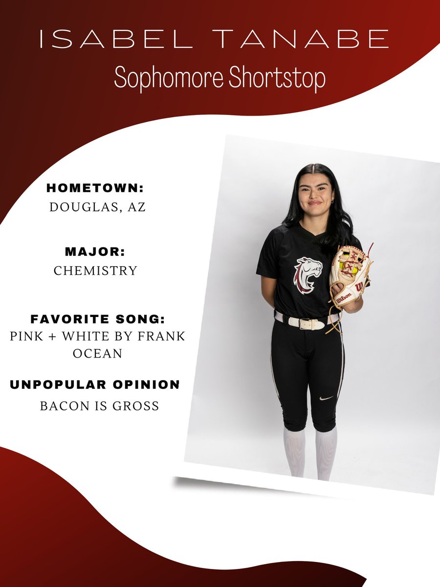 HCBroncoSB's tweet photo. 16 days til game DAYYYY
Meet the 🐴’s
ISABEL TANABE
#GD2BAB https://t.co/3BGwXUSA2D
