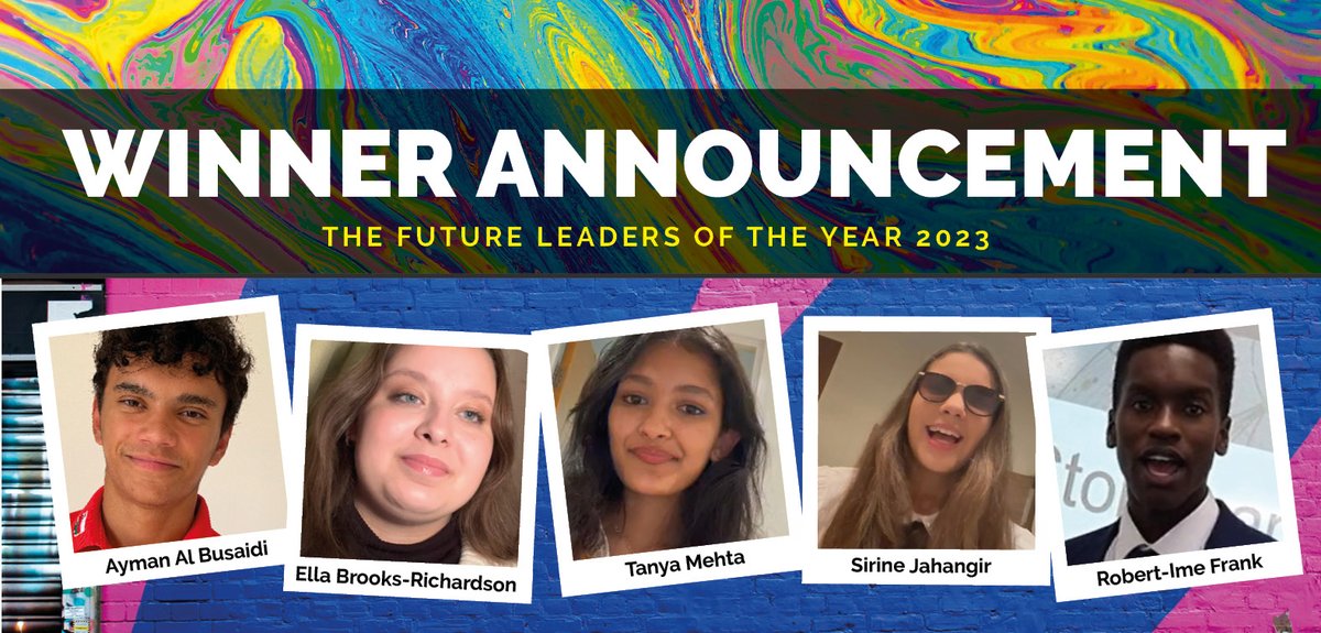Meet the Future Leaders of the Year 2023! 

What an unbelievable group of young people - after hearing their pitches, we are in no doubt that they will change the world.

Please join us in giving them all a huge round of applause 👏👏👏

#FutureLeadersProject