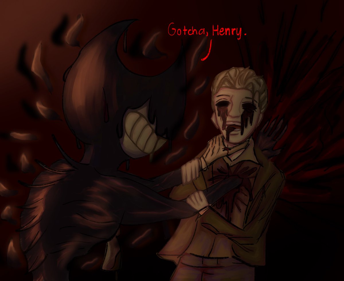 kirabumbum's tweet photo. he felt a lil silly today

#BATIM
#BENDY 
#Bendy_and_the_ink_machine https://t.co/tEWxNra2Qz