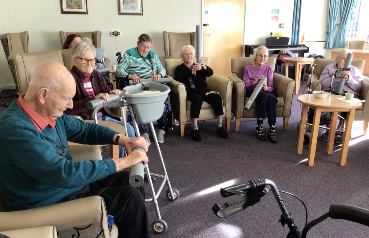 AnchorLaterLife's tweet photo. Residents will be getting into the #ZestZone by moving and grooving in January. Virtual physical activity sessions are planned throughout the month for residents to take part in, take a look at people enjoying the sessions here https://t.co/spapyieArT https://t.co/XPlNxWmXQm