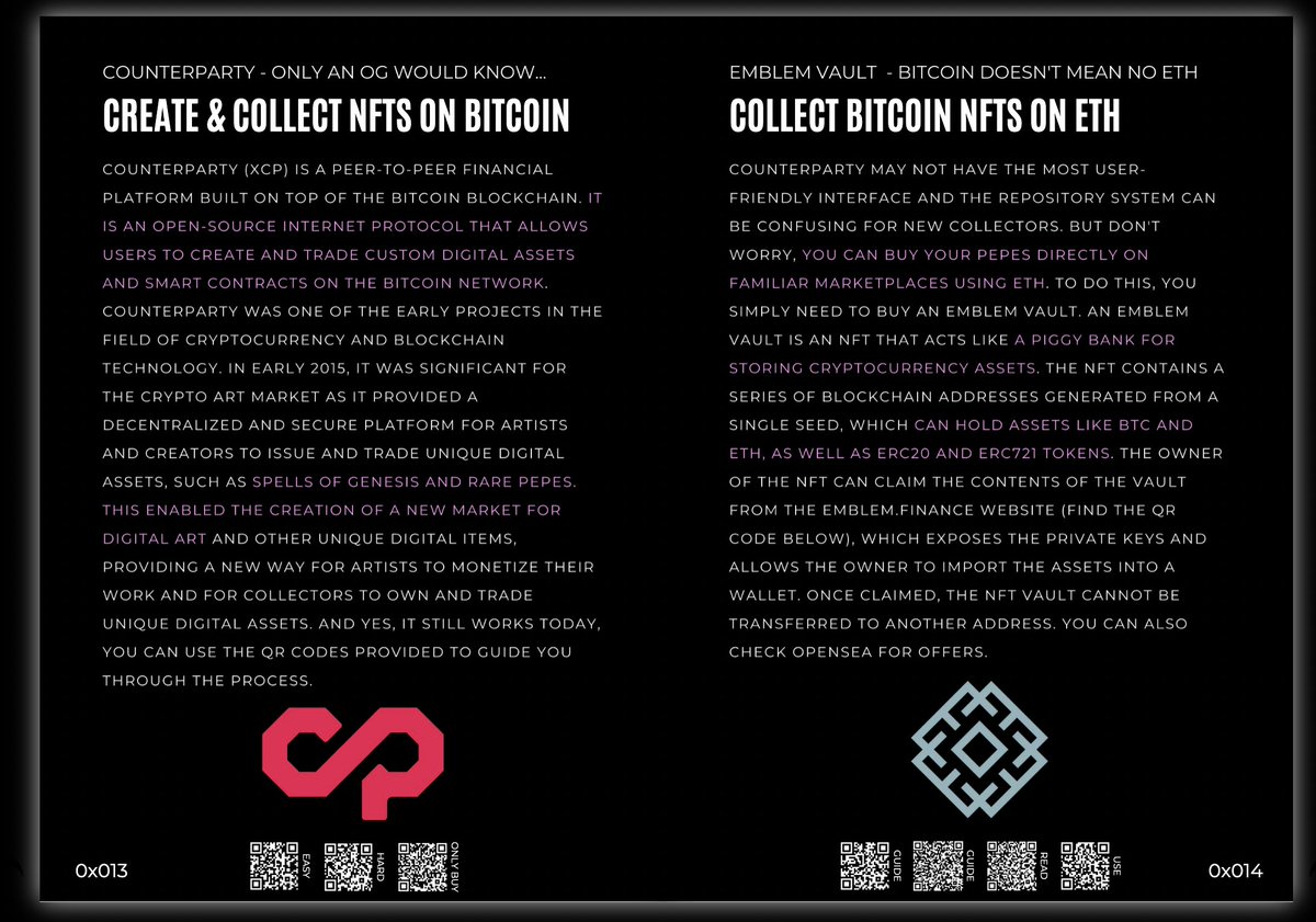 Emblem Vault (@emblemvault) on Twitter photo Emblem Vault made an appearance in <a href="/vandaloruins/">Ruins</a>' recent <a href="/fomamag/">FOMA</a> publication titled "NFT Archaeology & Origin of CryptoArt" Emblem Vault made an appearance in <a href="/vandaloruins/">Ruins</a>' recent <a href="/fomamag/">FOMA</a> publication titled "NFT Archaeology & Origin of CryptoArt"