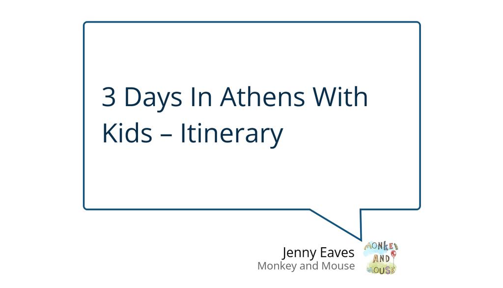 I highly recommend getting some books out the library on Greek mythology before you go.

Read more 👉 lttr.ai/7Mbs

#Athens #VisitGreece #VisitAthens #Greecewithkids #Athenswithkids