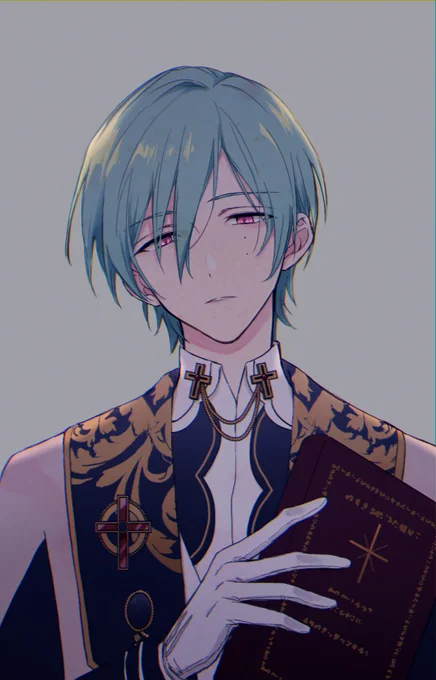 蔑んでる顔の巽さんが描きたかったけど描けなかった 