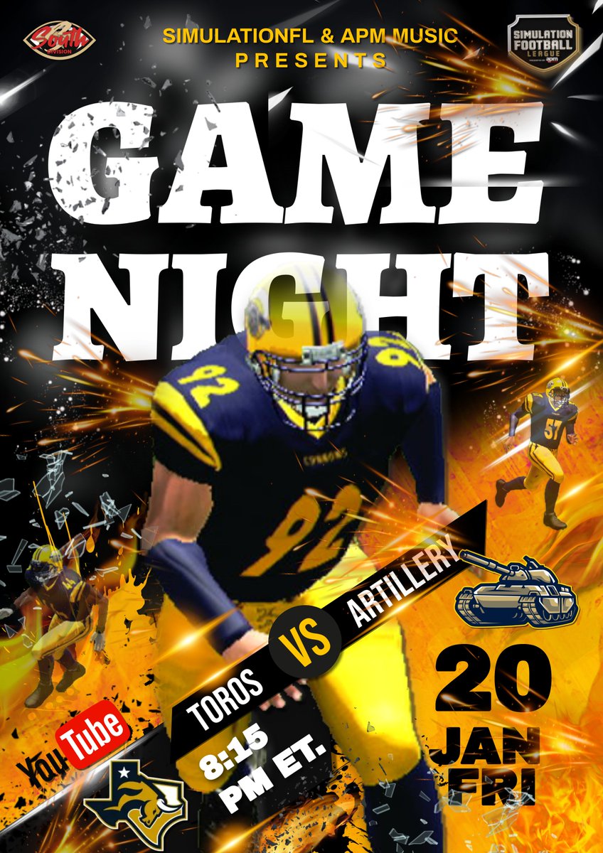 Artillery fans "it's Game Night" let's play some football