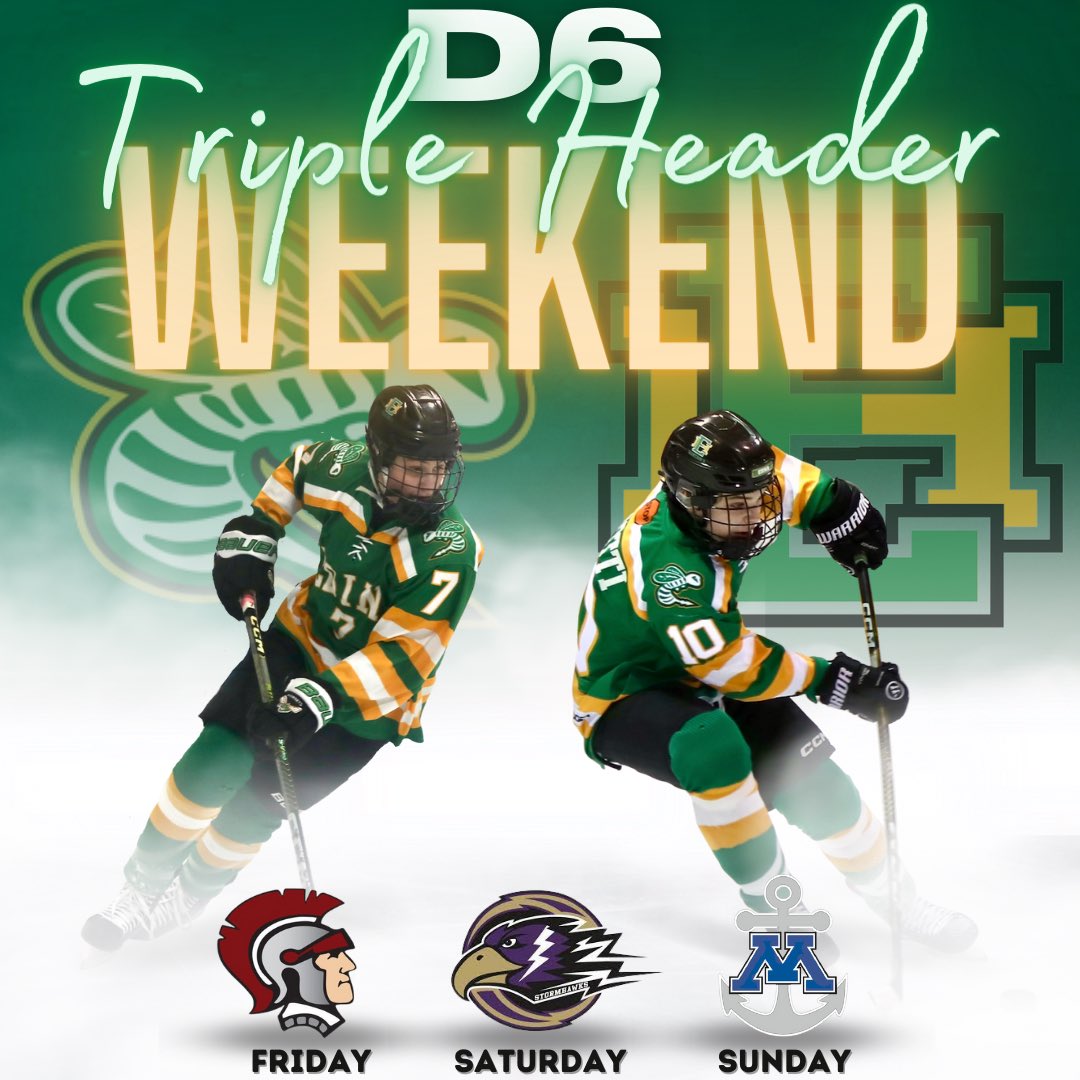 Tournament season is over, time to get back to D6 action with a triple-header this weekend.  

1/20 at New Prague @ 6:55
1/21 vs. Chaska-Chan @ 4:10
1/22 vs. Tonka @ 12:00