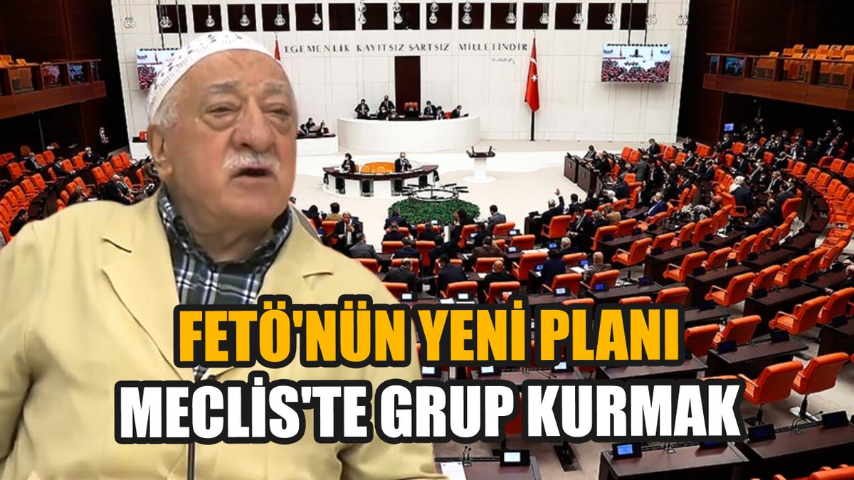 ulusalkanal's tweet photo. Oğuz Polatbilek (@Oguzpolatbilek) yazdı:

• FETÖ'nün yeni planı: Meclis'te grup kurmak

https://t.co/PwlPBCqSyt https://t.co/nnBOfienfY