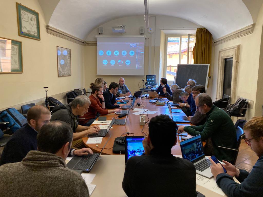 PRIN_FAST's tweet photo. The annual meeting of the PRIN Project FAST hosted by Bologna University has just ended! Each Research Unit showed and discussed results and planned future activities. Stay tuned for news! #faults #fast #prin #geology #deformation #tectonics #faultrocks https://t.co/z879mTTnNH