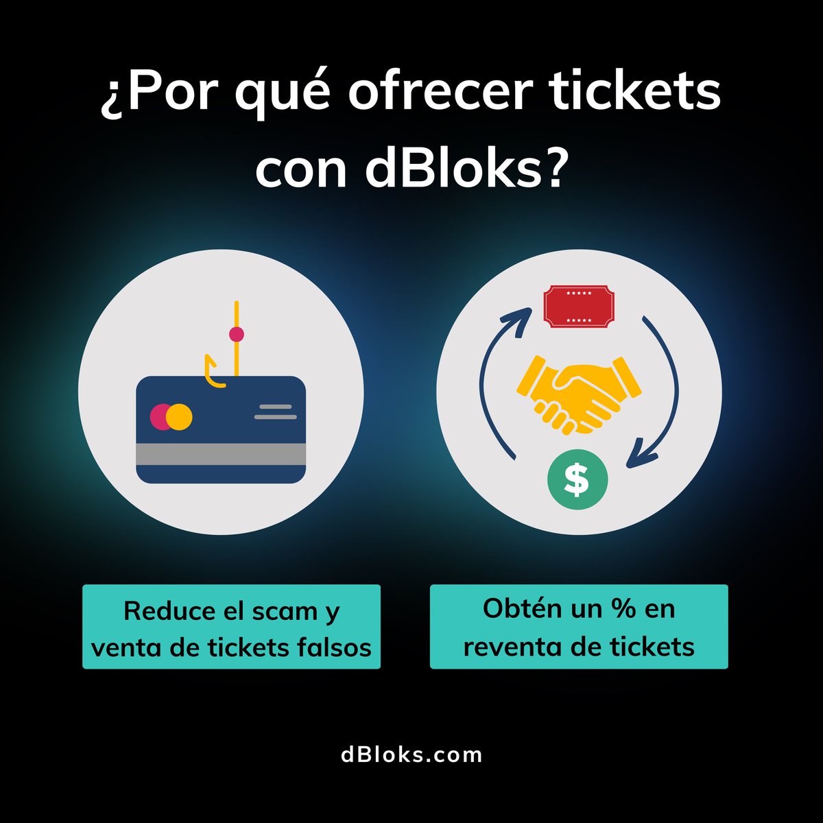 tiike_events's tweet photo. ๐กSimplifica la experiencia de los consumidores a la hora de comprar boletos y ofrece la reventa de una manera segura. Sรกcale provecho a nuestra tecnologรญa y ofrece un mejor proceso.
#blockchain #tecnologรญablockchain #web3 #nft #dapp #nftpuertorico #dbloks https://t.co/HiM8MBhMFP