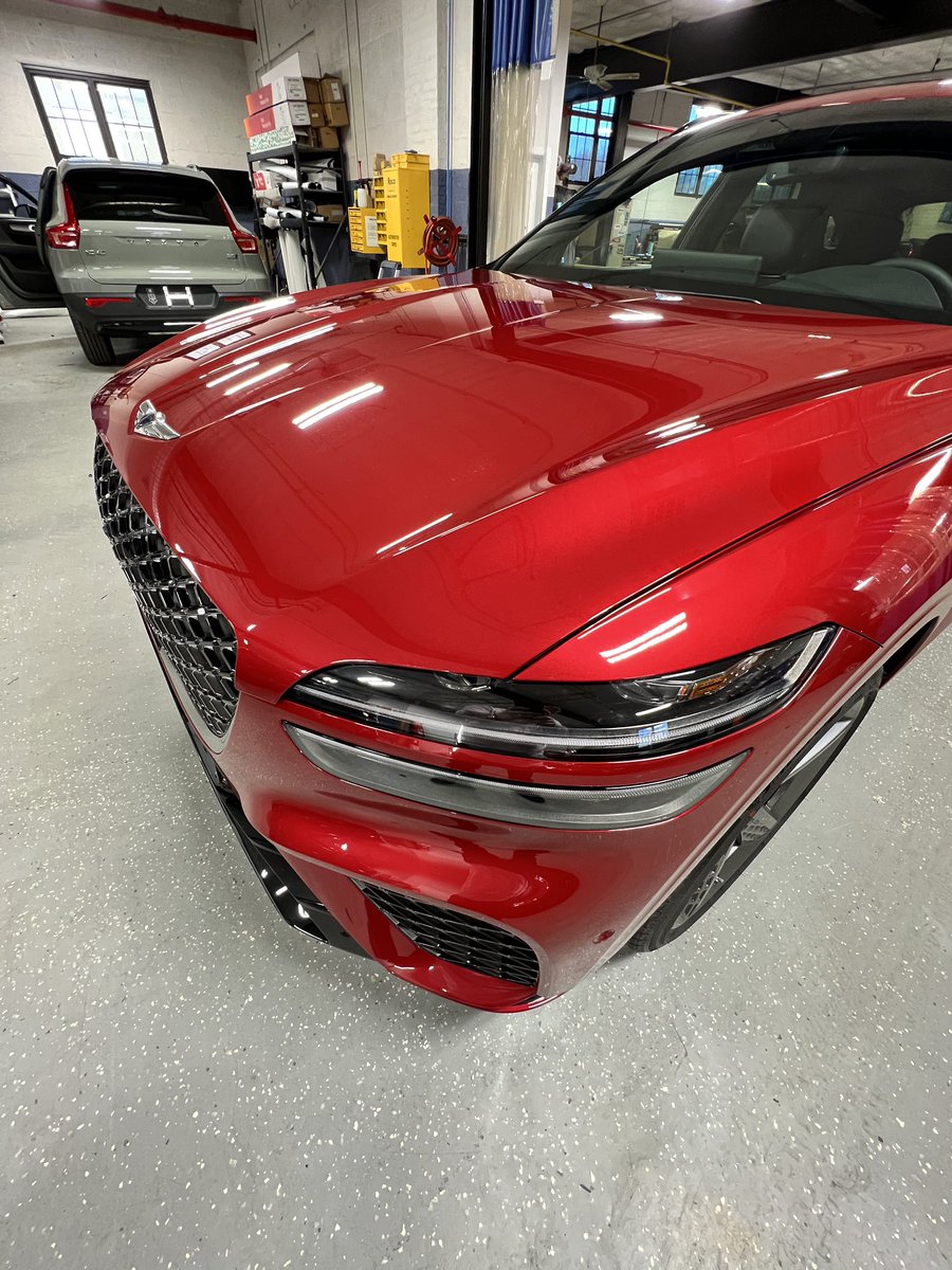 AutoActionNJ's tweet image. PAINT PROTECTION PACKAGE ✔️ This Genesis just left our shop looking the best it ever has! The paint is protected and will be for many years to come!💯💯💯 #paintprotection #paintprotectionfilm #ppf #genesis #red #sleekcars #paintedcars #kenilworth #carsofnewjersey #carsofnewyork
