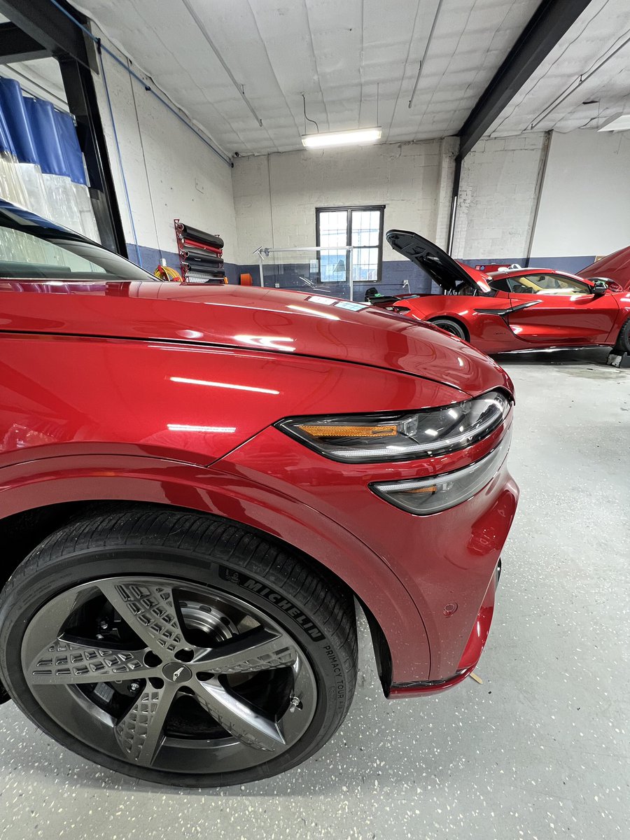 AutoActionNJ's tweet image. PAINT PROTECTION PACKAGE ✔️ This Genesis just left our shop looking the best it ever has! The paint is protected and will be for many years to come!💯💯💯 #paintprotection #paintprotectionfilm #ppf #genesis #red #sleekcars #paintedcars #kenilworth #carsofnewjersey #carsofnewyork