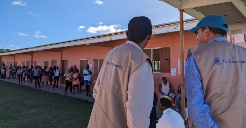 commonwealthsec's tweet photo. The #Commonwealth Observer Group, chaired by former President of Seychelles, H.E. @DannyFaure, has expressed the view that #AntiguaandBarbuda’s general election, held on 18 January 2023, “reflects the will of voters” 🇦🇬
 
Read the full statement👇

#CommonwealthElections🗳