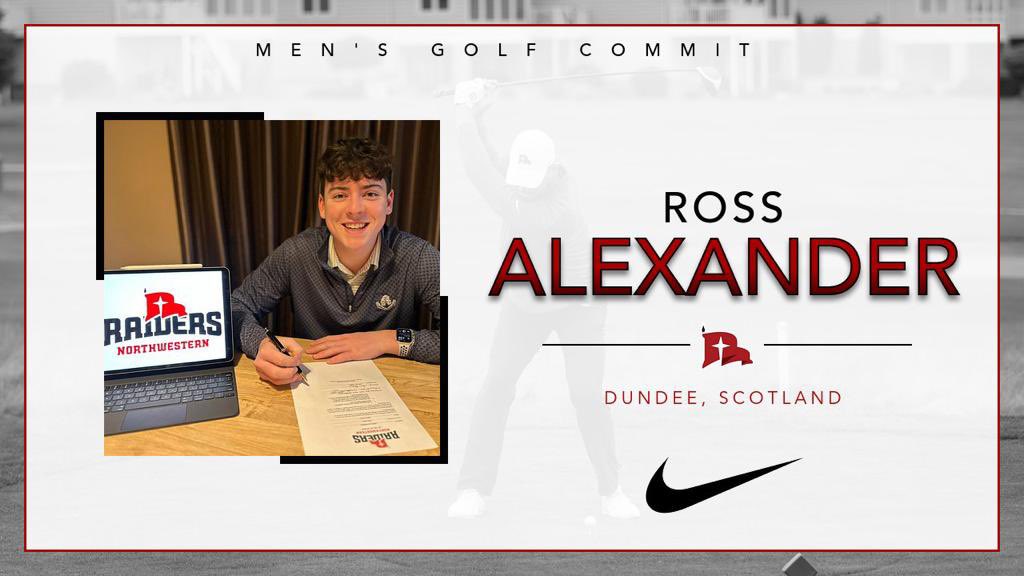 Ross_Alexander1's tweet photo. Delighted to announce that I have officially signed to a golf scholarship at Northwestern College in Iowa!🇺🇸 I would like to thank Coach Aberson for this amazing opportunity, @ProdreamUSA for helping me and everyone else for their support. @nwcmgolf #RaidersStandOut https://t.co/WMUAnOpohE