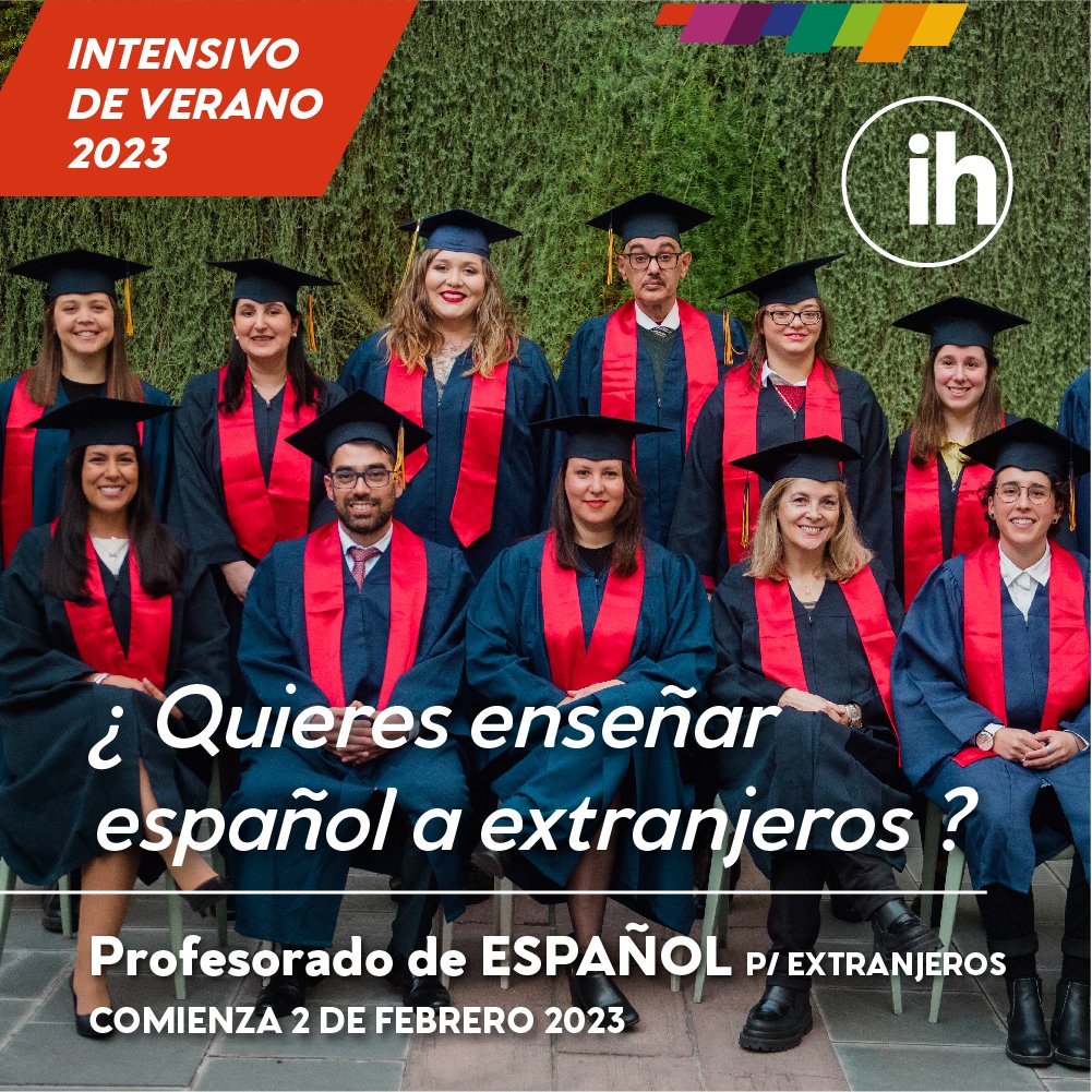 ihuruguay's tweet photo. Profesorado de Español como lengua extranjera (PELE)
Próxima charla informativa online: lunes 23 de enero a las 18:30 h.
.
TRIPLE CERTIFICACIÓN
Certificado de International House Montevideo
Certificado de International House México
Certificado de IHWorld Organization

#Pele https://t.co/o8avMX92NI