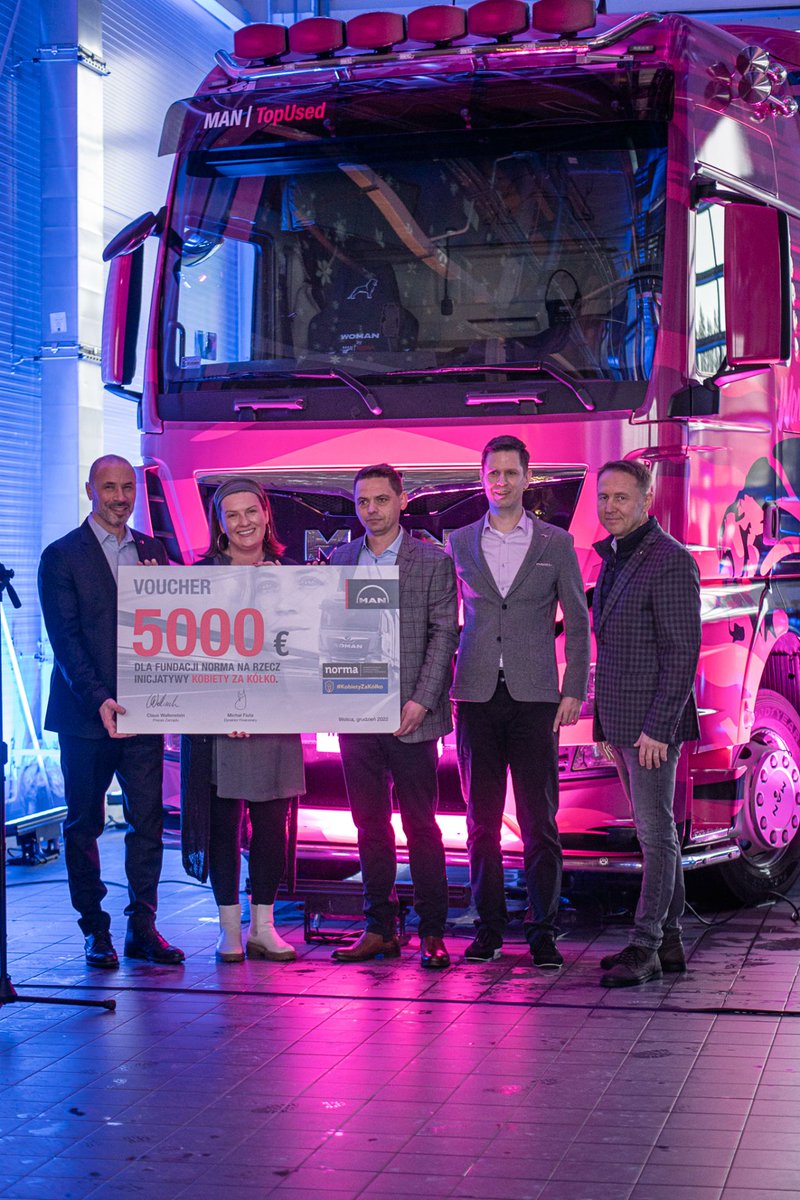 16/12/22 Odebrałyśmy voucher na 5,000 EUR od firmy MAN Truck &amp; Bus Polska. Niezmiernie dziękujemy❣️ Ratujecie Życia i budujecie bezpieczną przystań dla kobiet i dzieci z Ukrainy 💙💛

Notatka prasowa MAN: man.eu/pl/pl/o-nas/pr… 
 
Jeszcze raz: DZIĘKUJEMY z CAŁEGO SERCA 💙💛