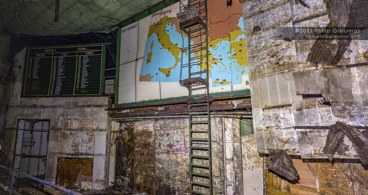 PGPImages's tweet photo. Deep inside the Base NATO Proto Underground Command Center near the Province of Caserta.  This is located deep beneath  Mount Massico. Built between 1955-58.  Officially closed in 1996 @RED_Cinema @BLUESHAPEglobal @AcebeamBella https://t.co/2d8cOFi6HH