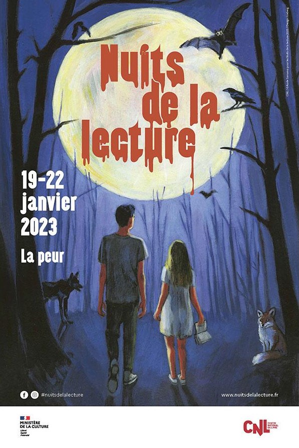 📖[LES NUITS DE LA LECTURE]😱
👉 Samedi 21 janvier, pour les Nuits de la lecture sur le thème de la peur, la Médiathèque Cormontreuil en partenariat avec la Cie L'Esprit de la Forge vous propose un programme à FREMIR !
