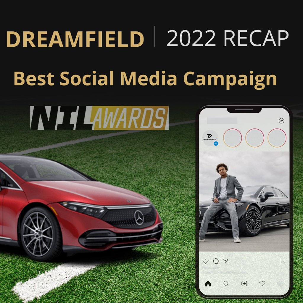 Dreamfield had an amazing year in 2022! Thank you to all of our partners for making it possible!

#Dreamfield #NIL #NILDeals