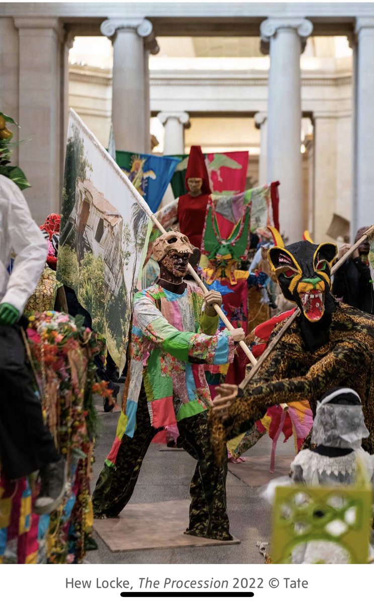 rrobinson72's tweet photo. NEW WORK:This Sunday I’m reading an excerpt of new work @tate_britain that responds to the sublime and spiritual “The Procession” by #HuwLocke. There’s also a QandA. Also you can see @kobi_ayensuo and @muvaofearth .Come down !Scroll for details.
#theprocession #spirits #survival https://t.co/GT0abA7Mdf