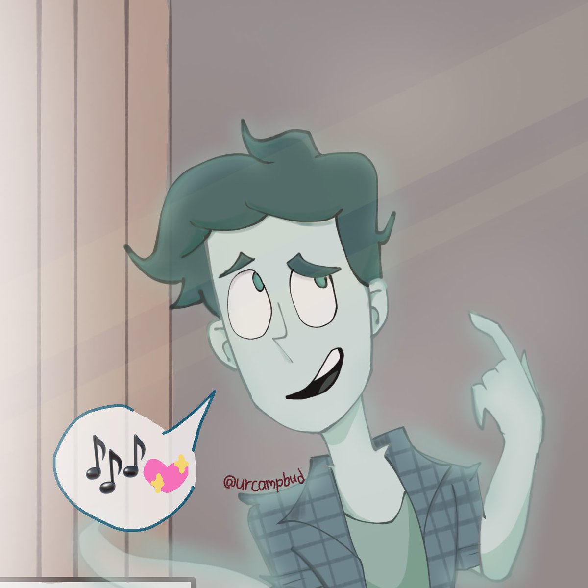 urcampbud's tweet photo. I can’t help but draw this adorable ghost buddy! #mystudentspirit #phoenixanimation https://t.co/Xq0ARkh9cL