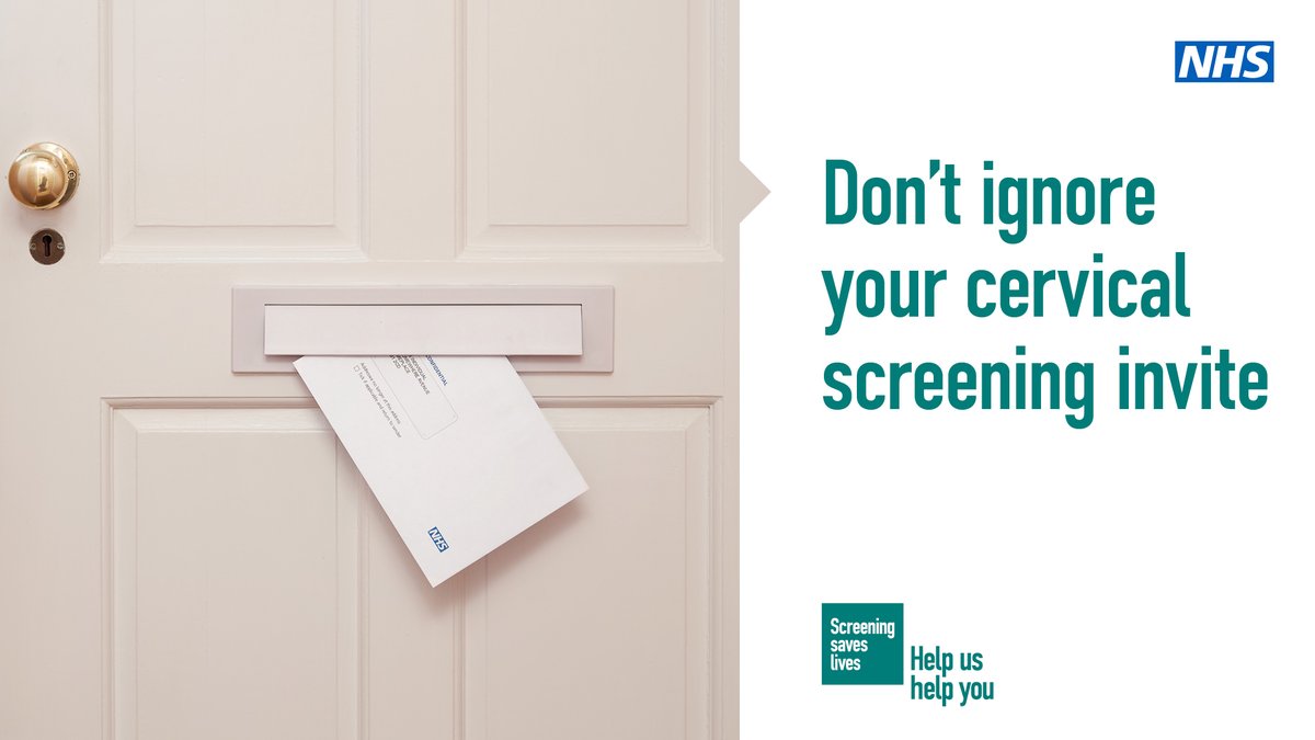 Cervical screening saves lives. This #CervicalCancerPreventionWeek we want to remind people to book their cervical screening appointment when invited.