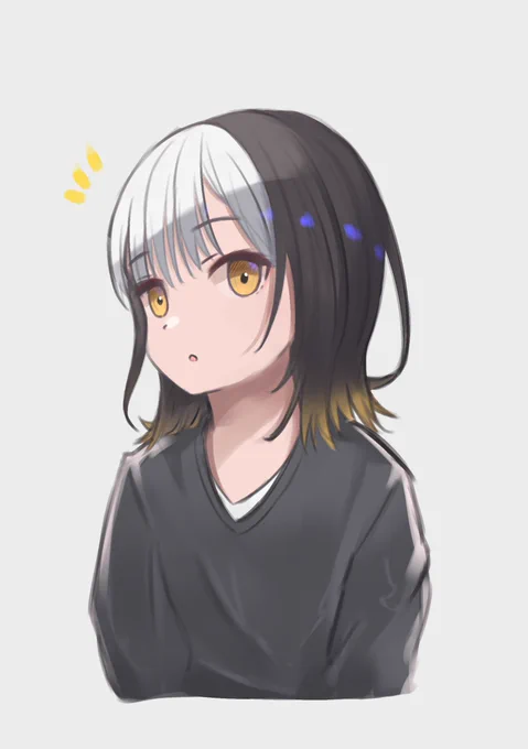 推し声優さんの髪型がかわいかったのでらくがき 