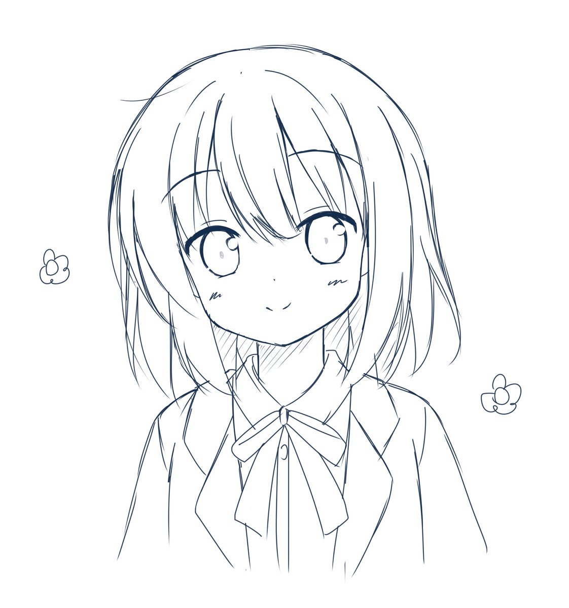 配信しながら描いてみましたがぼっちでしたTT #絵描きさんと繋がりたい #絵柄が好みっていう人にフォローされたい 